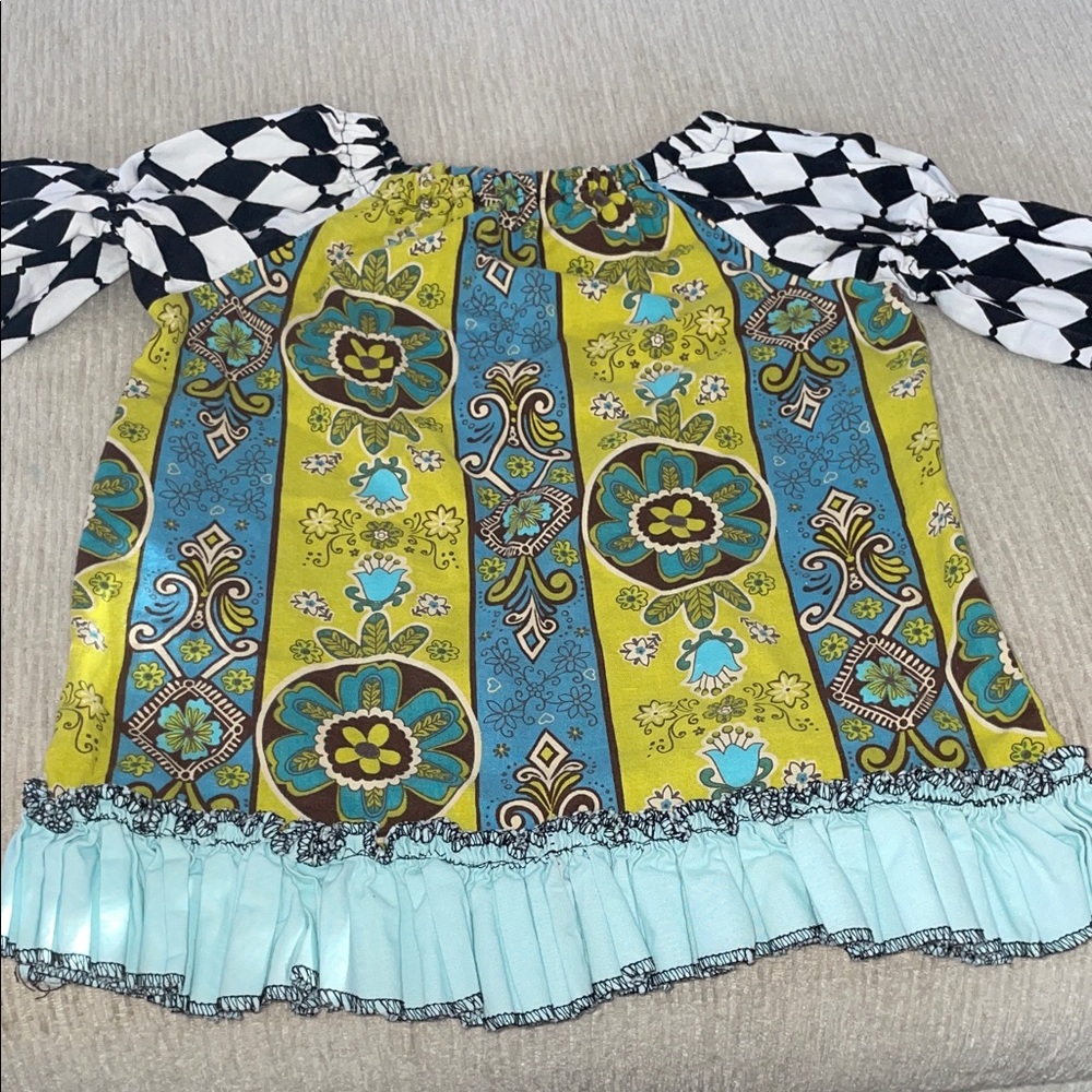 Colorful Kids Floral Top